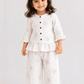 Girls Ruffle Neck Muslin Set- Buy 3 for 1250₹