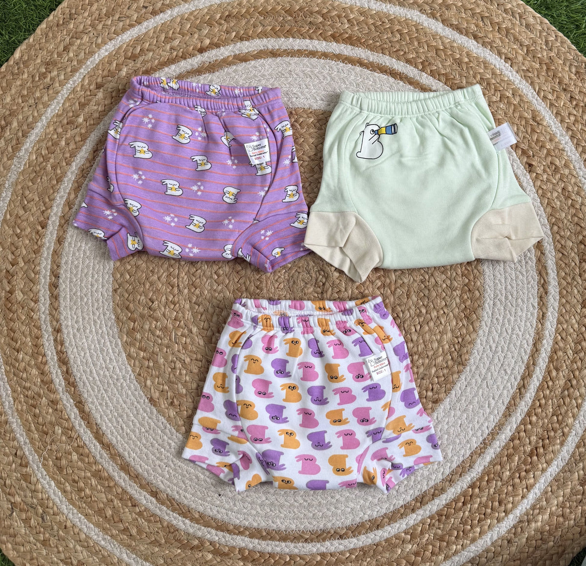Padded Potty Training Pants- Size 1 (1-2 Years)