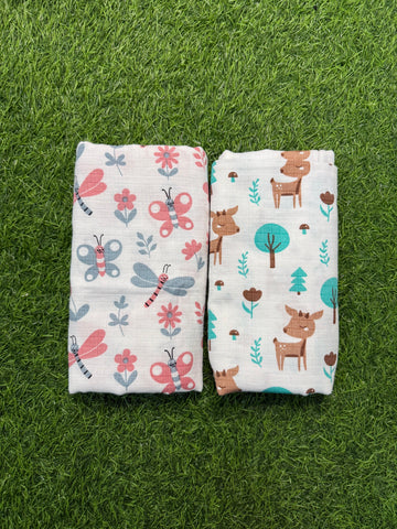 Muslin Bath Towel(2 pcs)