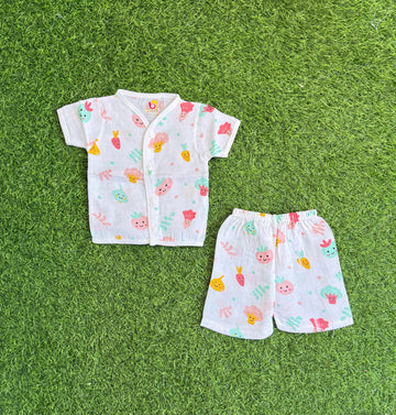 Muslin Shorts Set